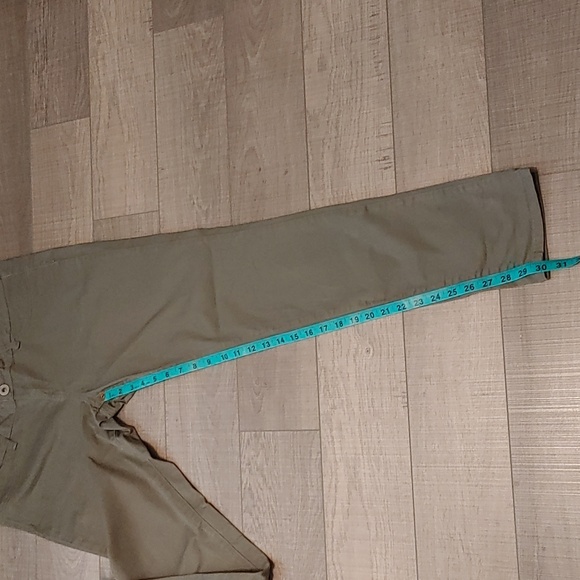 Makers of True Originals US 33 Super Skinny Low Rise Army Green Stretchy Pants - Picture 6 of 11